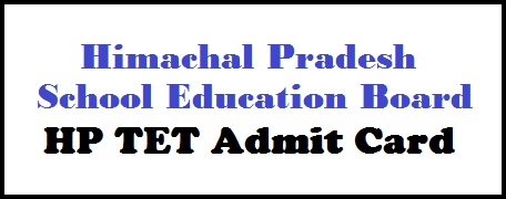 HP TET Admit Card