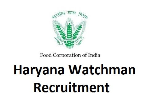 fci Haryana watcman recruitment