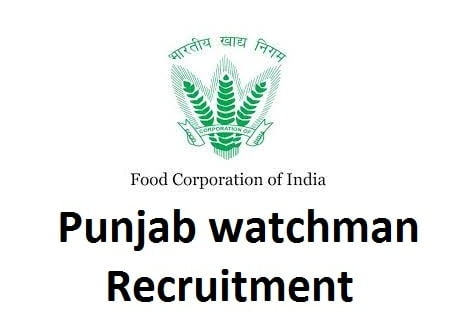 FCI Punjab Watchman Recruitment