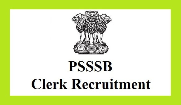 PSSSB clerk recruitment 