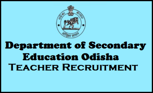 Odisha Teacher Recruitment