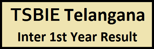 TS Inter 1st Year Result