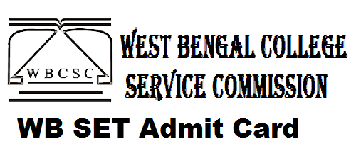 WB set admit card