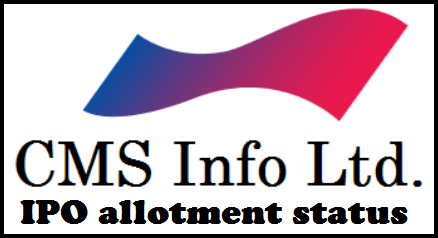 cms info system IPO allotment status