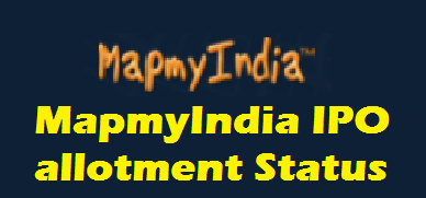 mapmyindia IPO allotment status