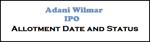 Adani Wilmar IPO Allotment