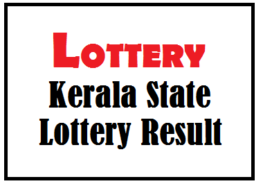 kerala state lottery result
