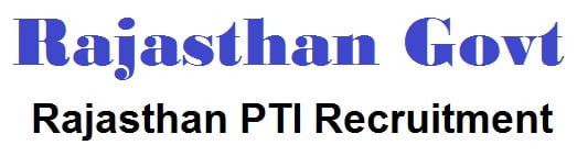 Rajasthan PTI Recruitment 2022
