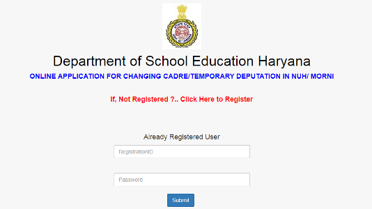 mewat-morni teacher transfer posting