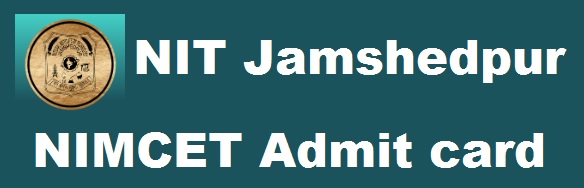 NIT NIMCET Admit Card