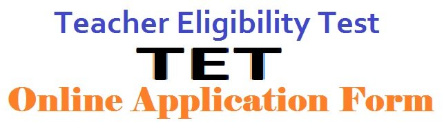 TET Online application form