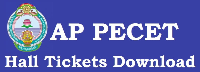 AP PECET hall tickets download