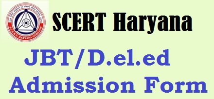 Haryana JBT admission Form