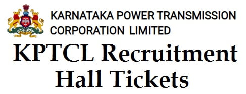 KPTCL Recruitment Hall Tickets