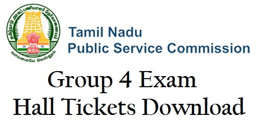 TNPSC group 4 exam hall tickets