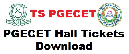 TS PGECET Hall Tickets