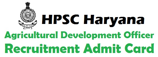 haryana hpsc ADO admit card