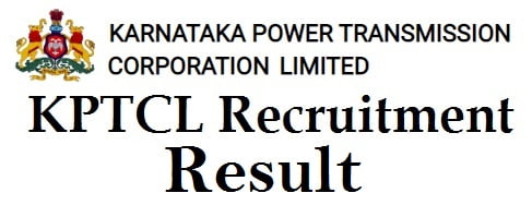 KPTCL Recruitment result