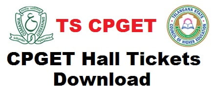 TS CPGET Hall Tickets