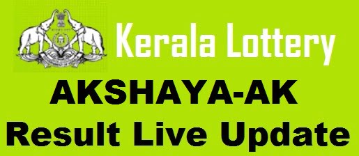 Kerala lottery result AKSHAYA AK today live update