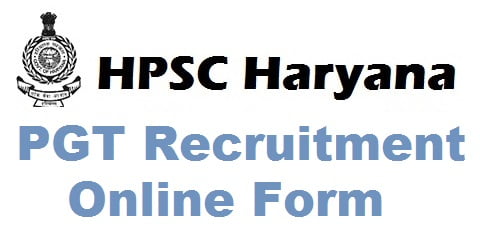 hpsc PGT recruitment form notification