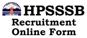 hpsssb recruitment application form