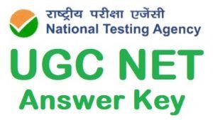 NTA UGC NET answer key