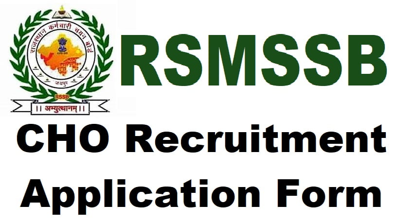 rsmssb cho recruitment