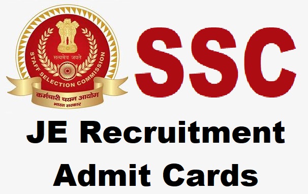 ssc je admit card