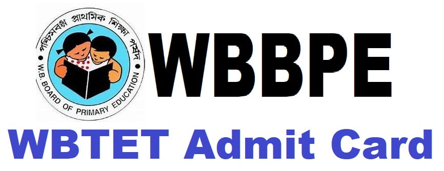 wbbpe wbtet admit card