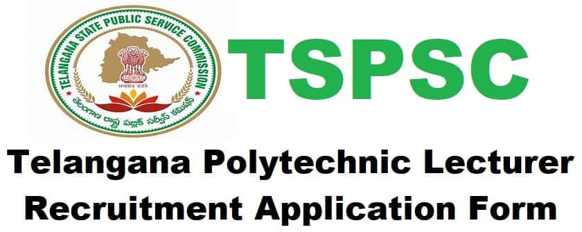 tspsc polytechnic lecturer recruitment application form