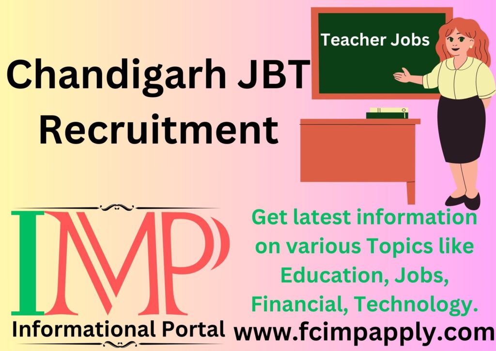 Chandigarh JBT teacher recruitment