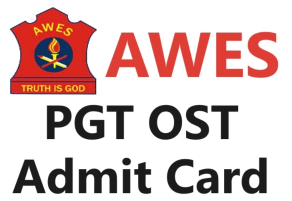 awes pgt ost admit card