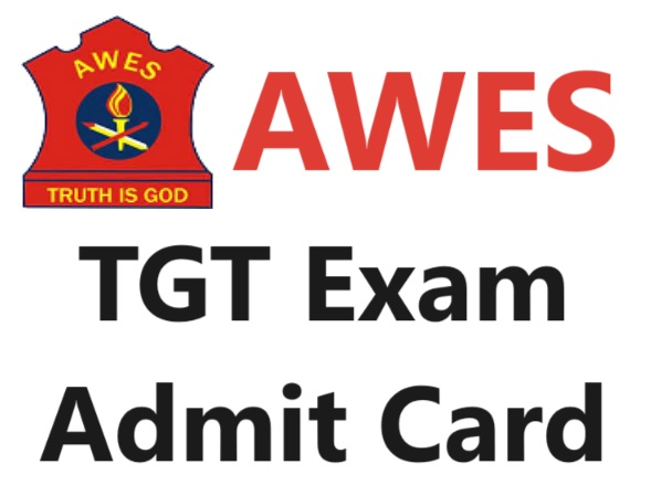 awes tgt exam admit card
