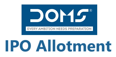 doms ipo allotment status and date