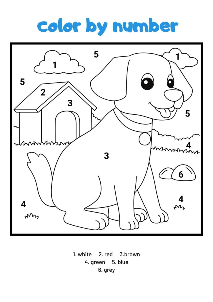 Color By Number Coloring Pages