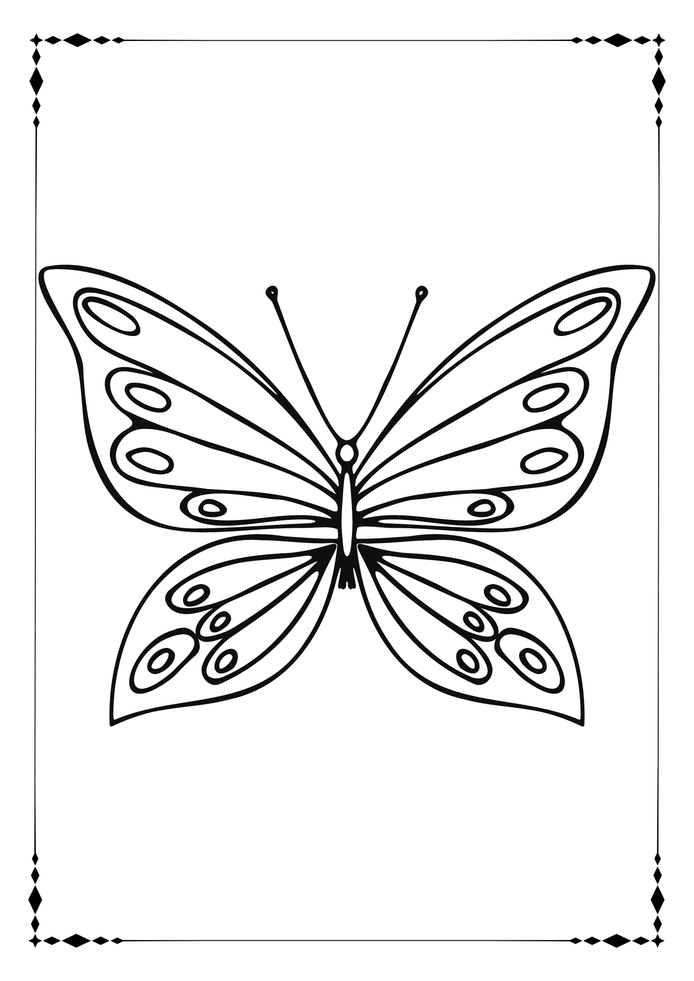 Butterfly Coloring sheets for Kids - Free Download Printable coloring ...