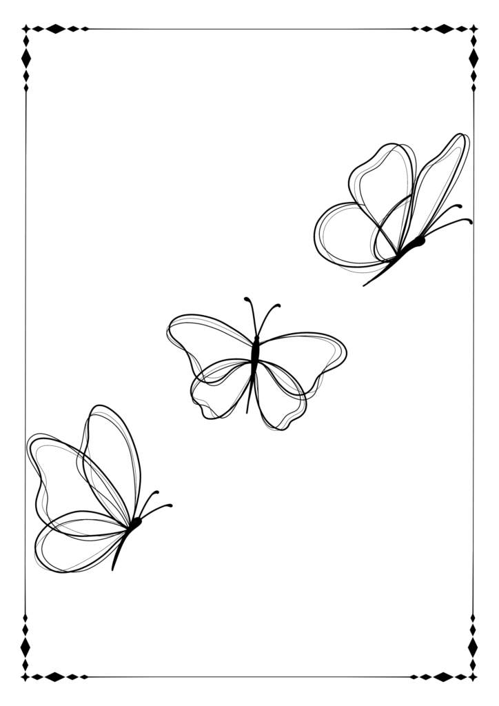 Butterfly Coloring sheets