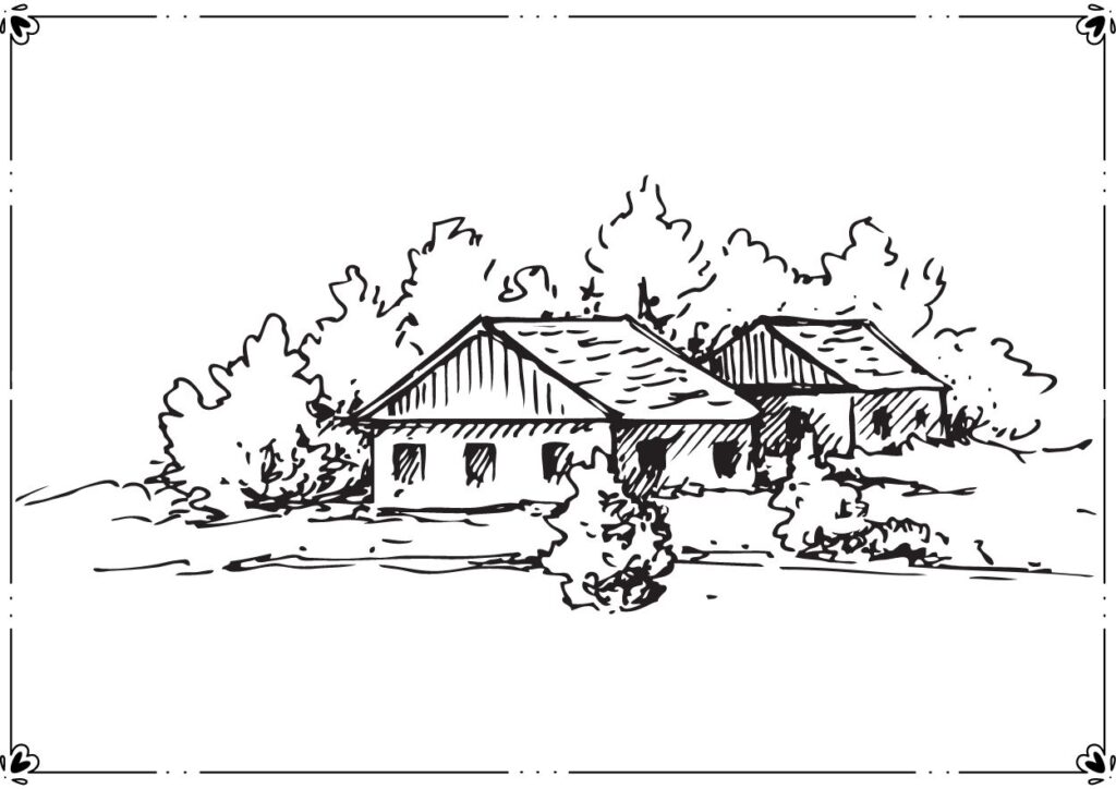 Nature Scenes Coloring Pages