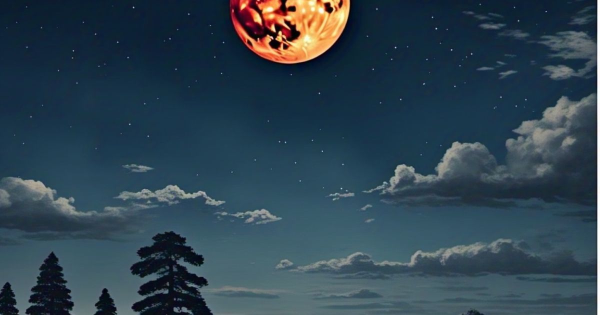 Blood moon Lunar Eclipse