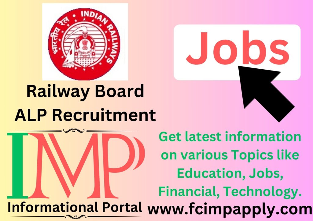 RRB ALP Recruitment form