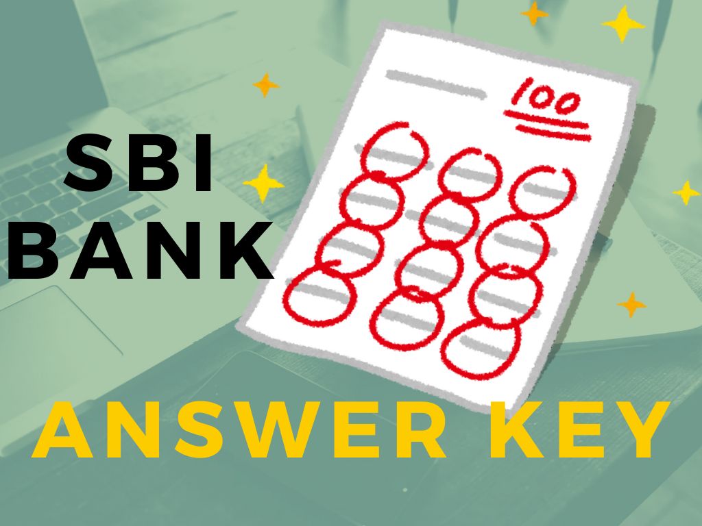 SBI BANK clerk answer key