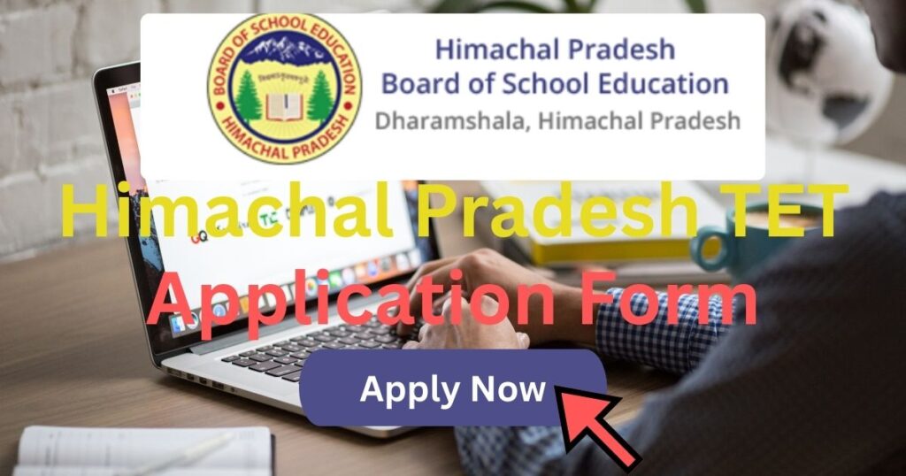 HPBOSE HP TET application form apply online