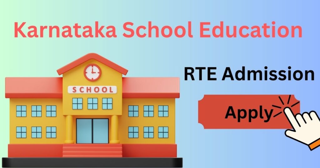 Karnataka RTE Admission apply