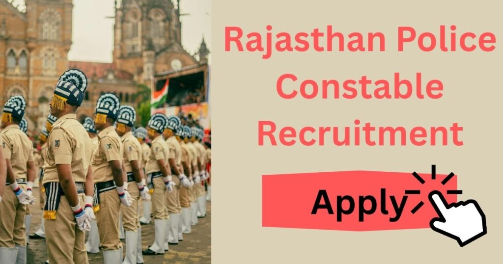 rajasthan police constable recruitment