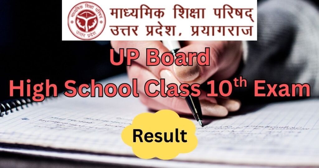 UP Board High school 10th Result
